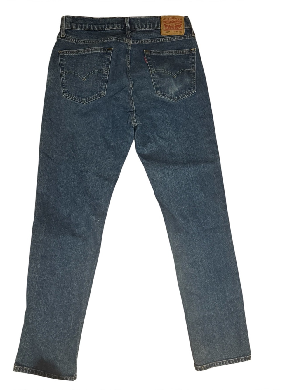 Levi's 559 Men's Blue Jeans Size **34x36 Straight Leg Denim - Picture 4 of 8